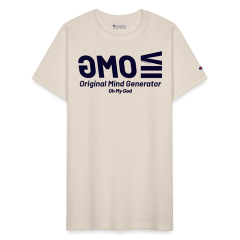 OMG Blue Acro Champion Tee - Sand