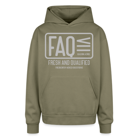 FAQ Oversized Hoodie - olive