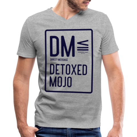 DM V Neck - heather gray