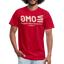 OMG Beige Acro B&C Tee - red