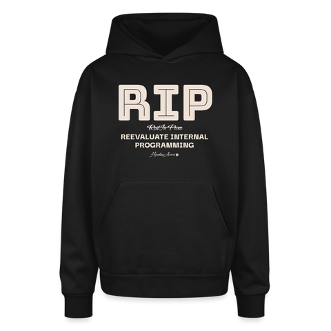 RIP Oversized Hoodie - black