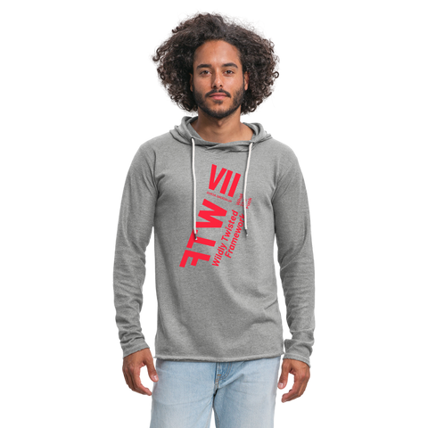 WTF Red Acro Long Sleeve - heather gray