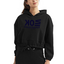 OK Blue Acro Cropped Hoodie - black