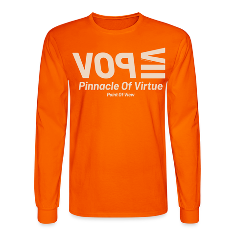 POV Beige Acro Long Sleeve - orange