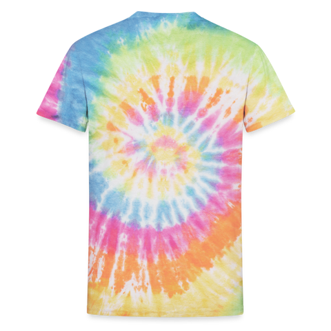 FUCK Blue Acro Tee - rainbow