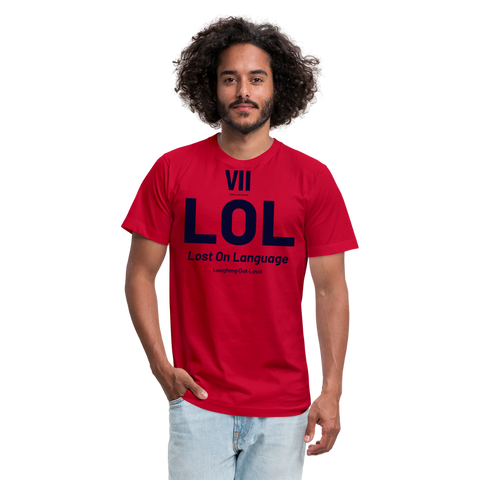 LOL Blue Acro Tshirt - red