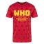 WHO Tee - red star