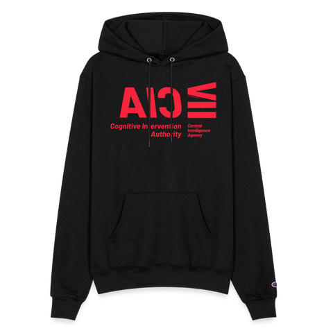 CIA Red Acro Champion Hoodie - black