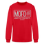 MOFO Long Sleeve - red