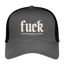 FUCK Beige Acro Vintage Hat - smoke grey/black