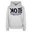 OK Blue Acro Oversized Hoodie - heather grey