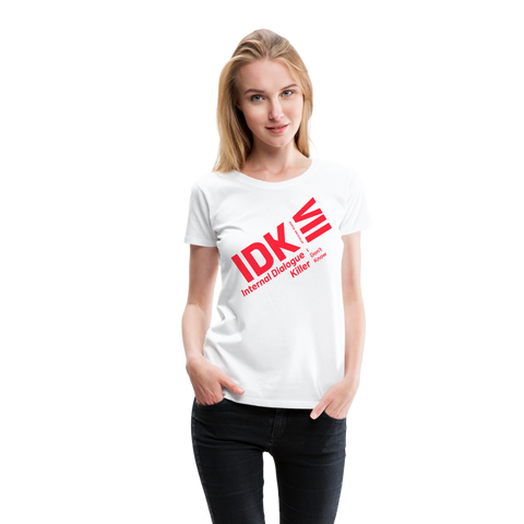 IDK Red Acro Tshirt - white