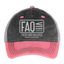FAQ Cap - washed pink / silver 