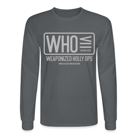 WHO Long Sleeve - charcoal