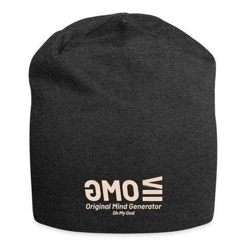 OMG Beige Acro Beanie - charcoal grey