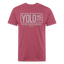 YOLO Tee - heather burgundy