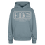 FUCK Oversized Sweatshirt - stone blue