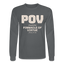 POV Long Sleeve - charcoal