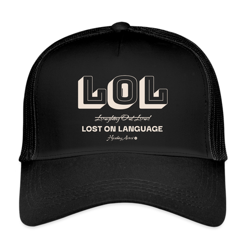 LOL Vintage Hat - black/black