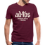 AD4BS Beige Acro B&C V Neck - maroon