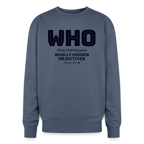 WHO Oversized Sweatshirt - stone blue