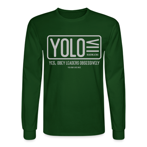 YOLO Long Sleeve - forest green