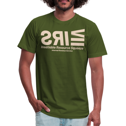 IRS Beige Acro B&C Tee - olive