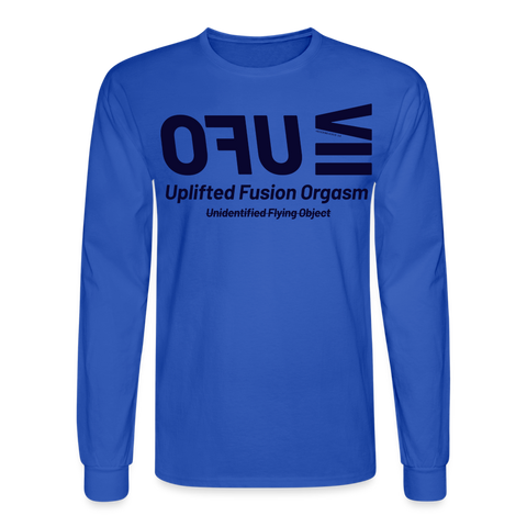 UFO Blue Acro Long Sleeve Tee - royal blue