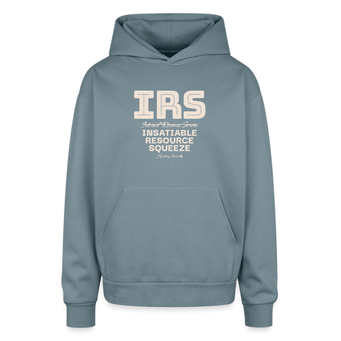 IRS Oversized Hoodie - stone blue