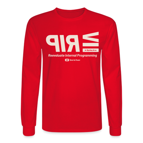 RIP Beige Acro Long Sleeve - red