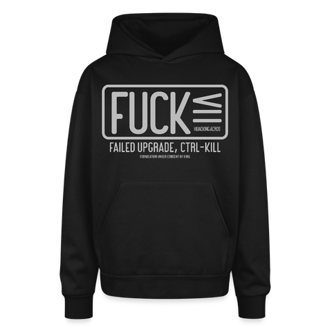 FUCK Oversized Sweatshirt - black
