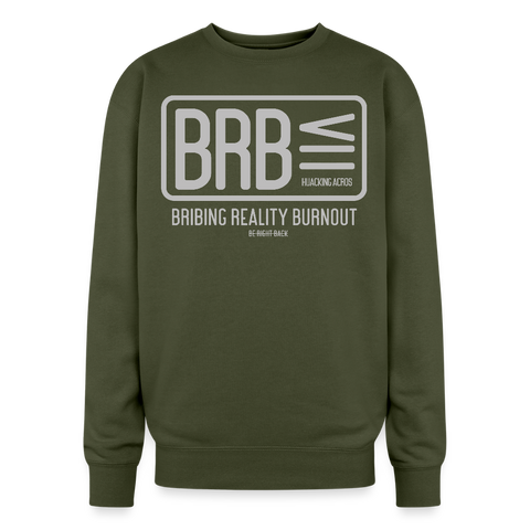 BRB Oversized Sweatshirt - olive green