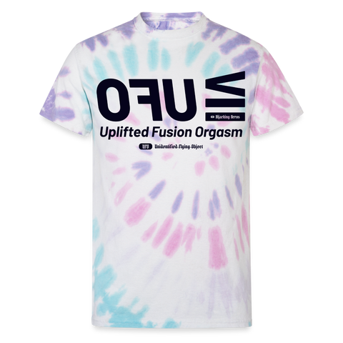 UFO Blue Acro Tee - Pastel Spiral