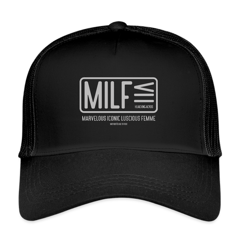 MILF Vintage Hat - black/black