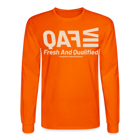 FAQ Beige Acro Long Sleeve - orange