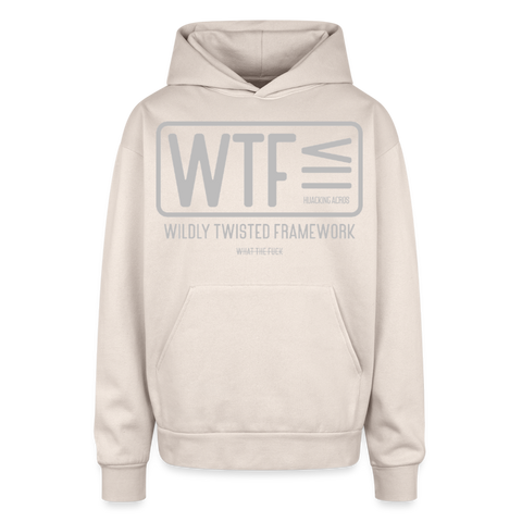 WTF Oversized Hoodie - Sand