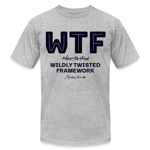 WTF Tee - heather gray