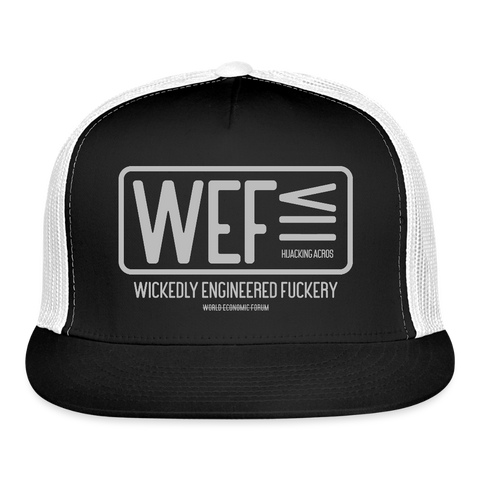 WEF Trucker Hat - black/white