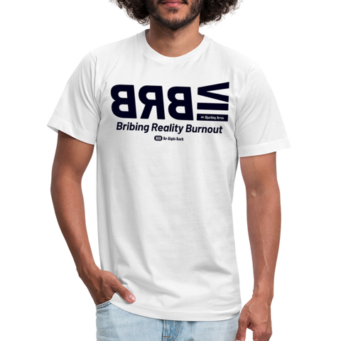 BRB Blue Acro B&C Tee - white