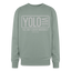 YOLO Oversized Sweatshirt - sage