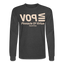 POV Beige Acro Long Sleeve - heather black