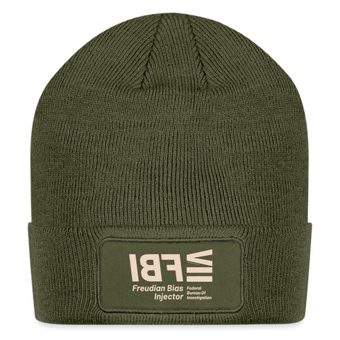 FBI Beige Acros Beanie - olive