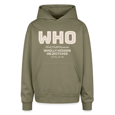 WHO Oversized Hoodie - olive