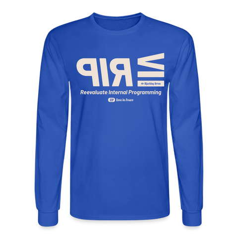 RIP Beige Acro Long Sleeve - royal blue