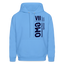 GMO Blue Logo Hoodie - carolina blue