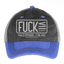 FUCK Vintage Hat - washed blue / silver