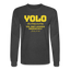 YOLO Long Sleeve - heather black