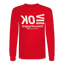 OK Beige Acro Long Sleeve - red