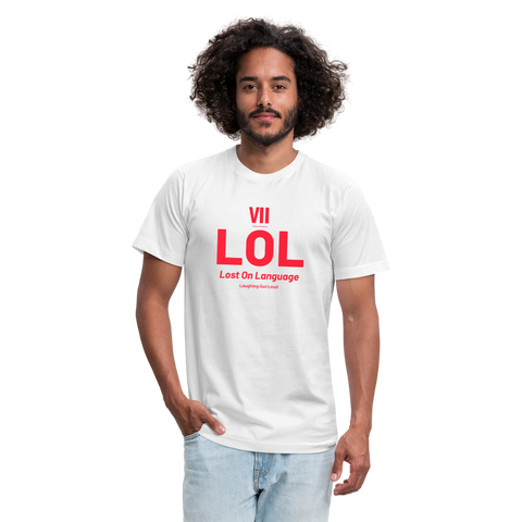 LOL Red Acro Tshirt - white