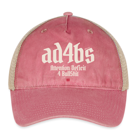 AD4BS Beige Acro Hat - washed red/beige